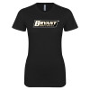Thumbnail image for  Next Level Womens Black Boyfriend Tee