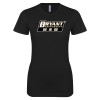 Thumbnail image for  Next Level Womens Black Boyfriend Tee
