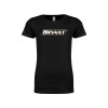 Thumbnail image for  Next Level Girls Black Fashion Fit T Shirt