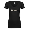 Thumbnail image for  Next Level Womens Black Ideal V Tee
