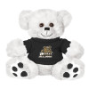 Thumbnail image for  Plush Big Paw 8 1/2 inch White Bear w/Black Shirt