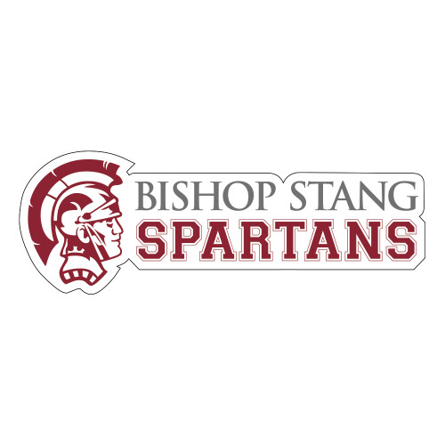  Large Decal - Bishop Stang Spartans w Spartan Head