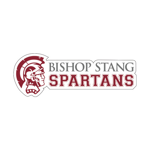  Small Decal - Bishop Stang Spartans w Spartan Head