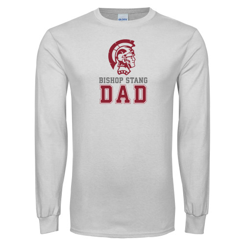  White Long Sleeve T Shirt - Dad