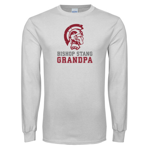  White Long Sleeve T Shirt - Grandpa