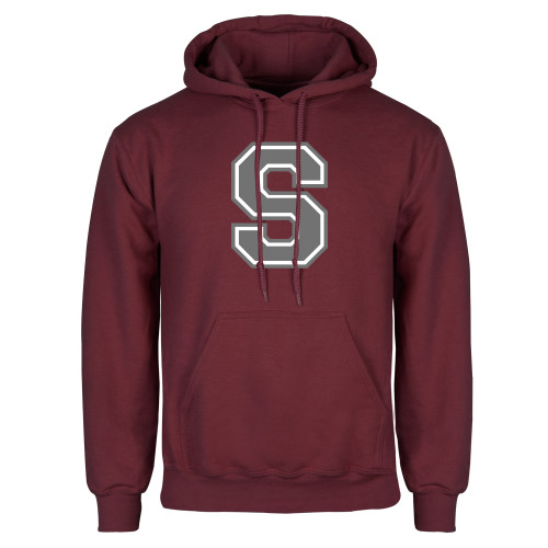  Maroon Fleece Hoodie - S