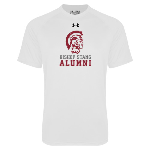  Under Armour White Tech Tee - Alumi