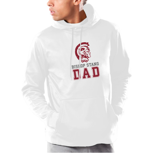  Under Armour White Armour Fleece Hoodie - Dad