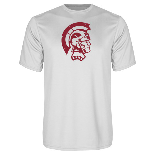  White Performance Tee - Spartan