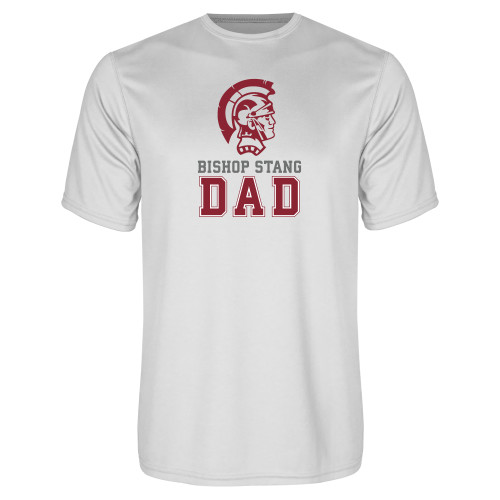  White Performance Tee - Dad