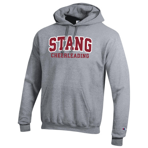  Champion Heather Grey Fleece Hoodie - Cheerleading