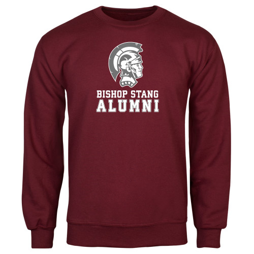  Maroon Fleece Crew - Alumi
