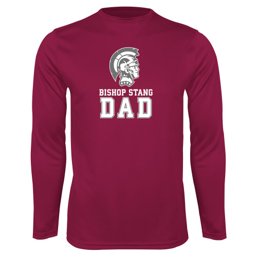  Maroon Performance Long Sleeve Shirt - Dad