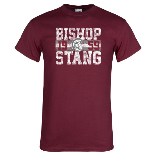  Maroon T Shirt - Bishop Stang Est Year
