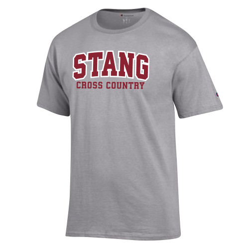  Champion Oxford Grey T Shirt - Cross Country
