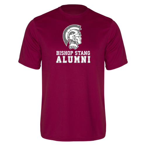  Maroon Performance Tee - Alumi