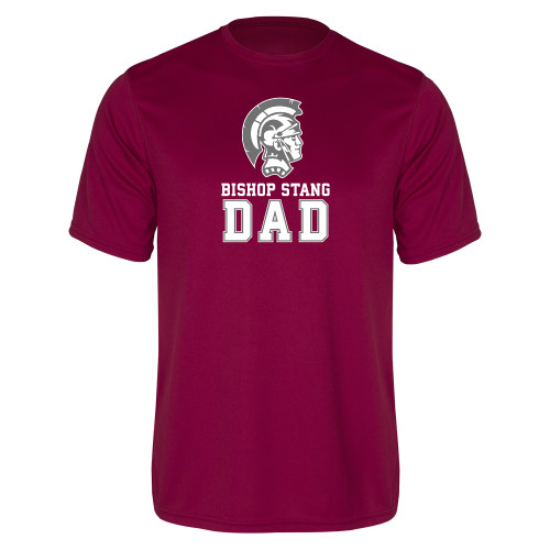  Maroon Performance Tee - Dad