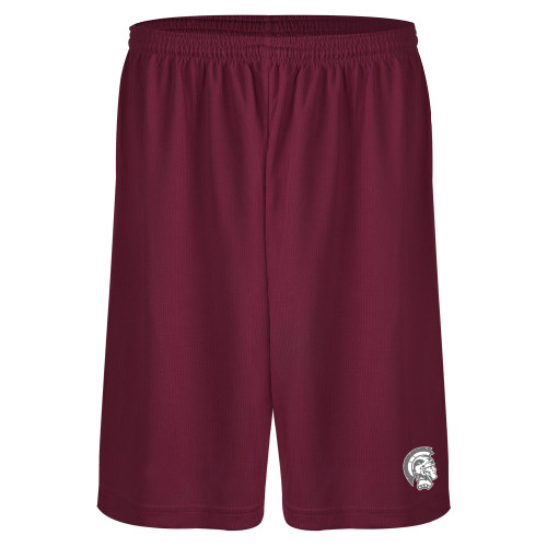  Maroon Performance Classic 9 Inch Short - Spartan