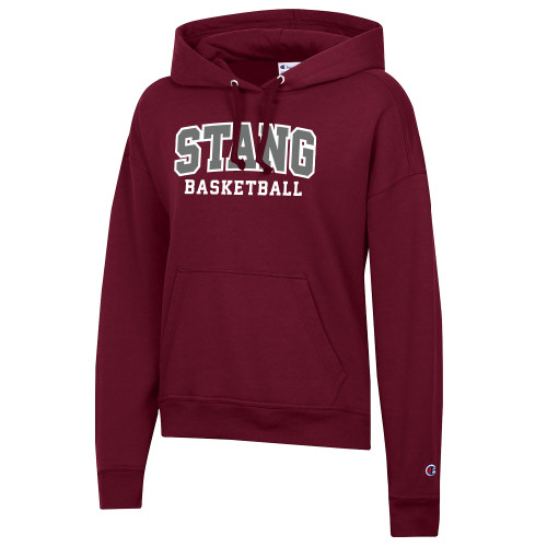 Main Image for  Champion Womens Maroon Powerblend Pullover Hood