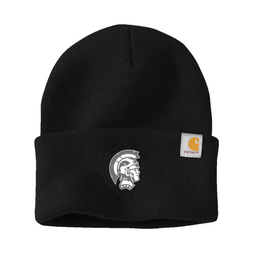  Carhartt Black Knit Beanie w/Cuff - Spartan