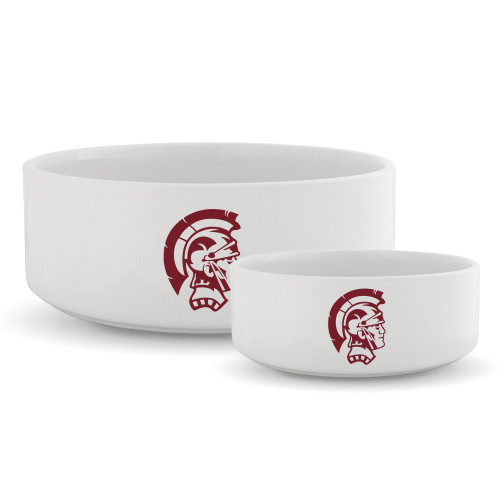 Ceramic Dog Bowl - Spartan