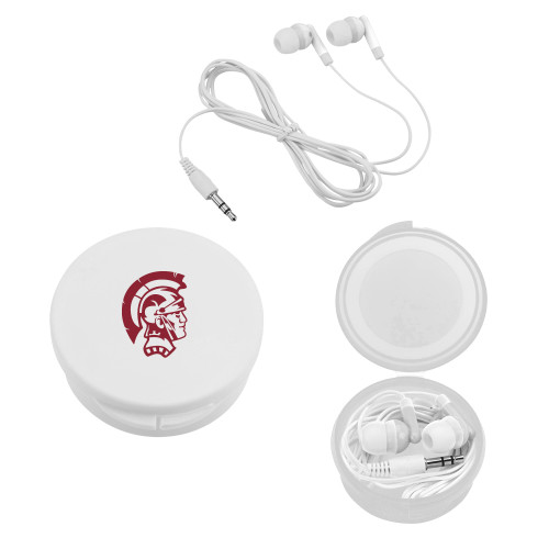  Ear Buds in White Case - Spartan