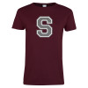 Thumbnail image for  Womens Maroon Short Sleeve Tee