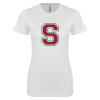 Thumbnail image for  Next Level Womens White Boyfriend Tee