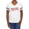 Thumbnail image for  Fall Rush Ladies White 60/40 Football Tee