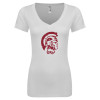 Thumbnail image for  Next Level Womens White Ideal V Tee