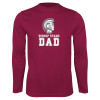 Thumbnail image for  Maroon Performance Long Sleeve Shirt