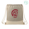 Thumbnail image for  Split Recycled Cotton Grey/Natural Drawstring Bag
