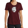 Thumbnail image for  Womens Maroon Performance Short Sleeve Tee