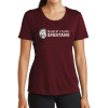 Thumbnail image for  Womens Maroon Performance Short Sleeve Tee