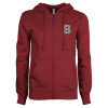Thumbnail image for  ENZA Womens Maroon Fleece Full Zip Hoodie