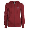 Thumbnail image for  ENZA Womens Maroon Fleece Full Zip Hoodie