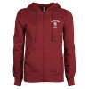 Thumbnail image for  ENZA Womens Maroon Fleece Full Zip Hoodie