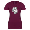 Thumbnail image for  Next Level Womens Maroon Boyfriend Tee