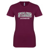 Thumbnail image for  Next Level Womens Maroon Boyfriend Tee