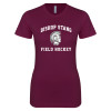 Thumbnail image for  Next Level Womens Maroon Boyfriend Tee