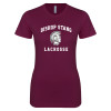 Thumbnail image for  Next Level Womens Maroon Boyfriend Tee