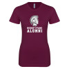 Thumbnail image for  Next Level Womens Maroon Boyfriend Tee