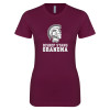 Thumbnail image for  Next Level Womens Maroon Boyfriend Tee