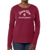 Thumbnail image for  Fall Rush Ladies Maroon Long Sleeve Tee