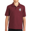 Thumbnail image for  Youth Maroon Silk Touch Polo