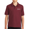 Thumbnail image for  Youth Maroon Silk Touch Polo