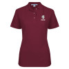 Thumbnail image for  Womens Silk Touch Maroon Pique Polo
