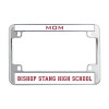 Thumbnail image for  Metal Motorcycle License Plate Frame in Chrome