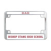 Thumbnail image for  Metal Motorcycle License Plate Frame in Chrome