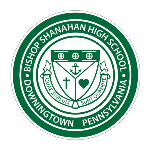  Medium Decal - Bishop Shanahan High School Circle Decal